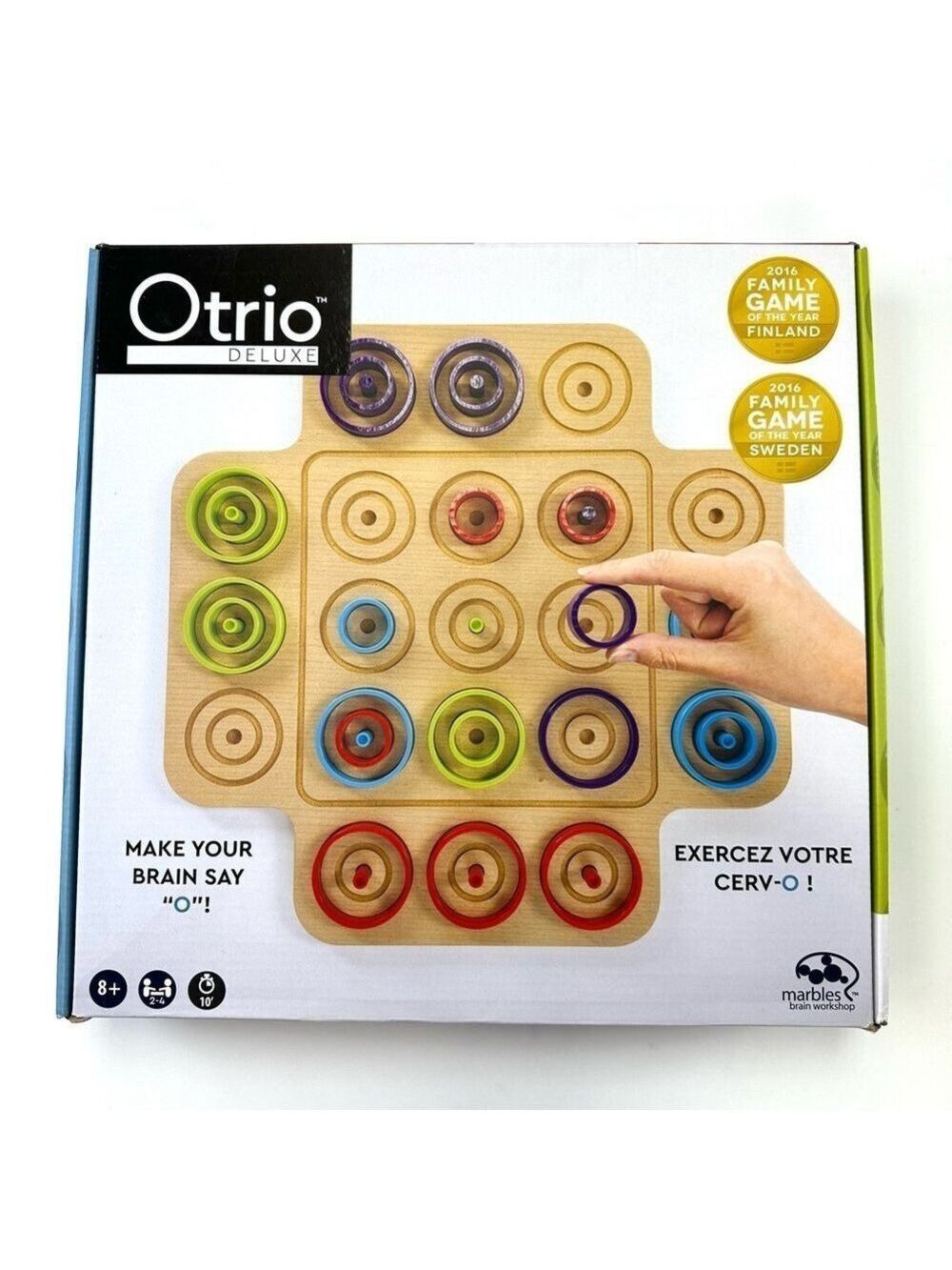 Otrio wood family board game NEW in box